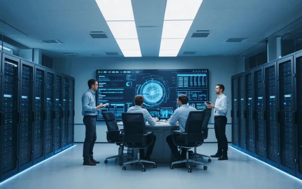 数据同步与服务器监控示意